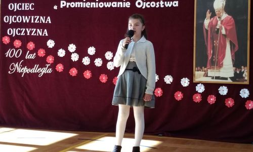 Gminny Konkurs Recytacji Poezji Patriotycznej - październik 2018